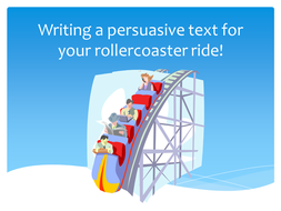 how to describe a roller coaster creative writing