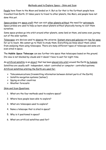 Space Exploration | Teaching Resources