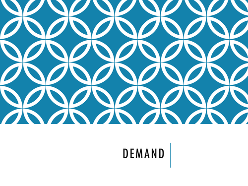 Demand