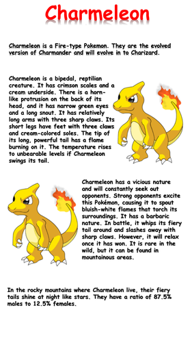 Charmeleon Reading Comprehension