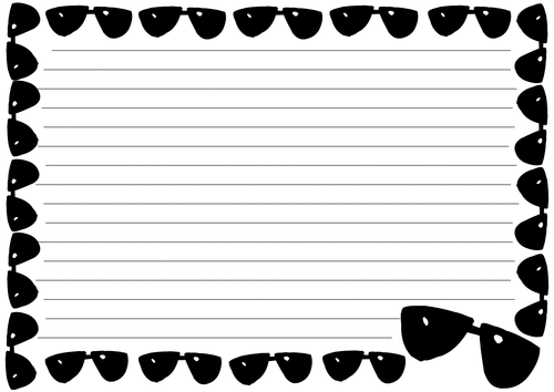 lined paper and pageborders set1 teaching resources