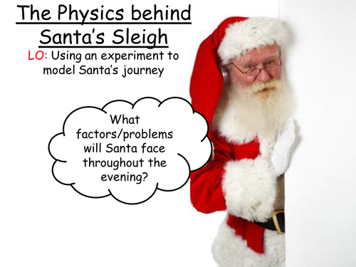 Christmas science: physics of santa  (and how many carrots do reindeer need for the journey)