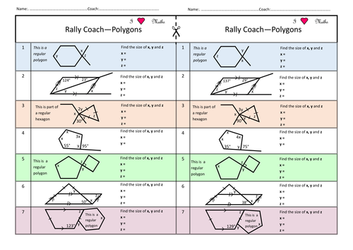 Rally Coach ONESIE for Angles and Polygons