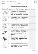 Addition and Subtraction One-Step Word Problems, Presentation ...