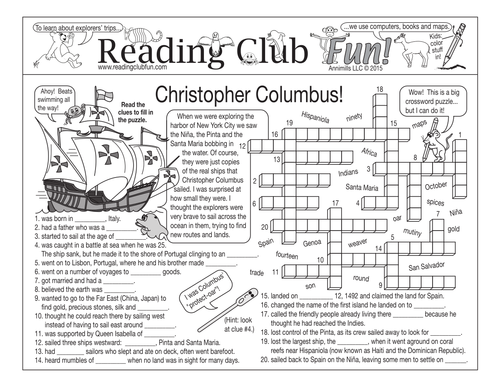 Christopher Columbus Worksheet Pdf Image