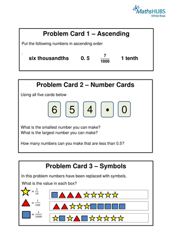 Identify the Place Value of a Decimal Resources | Tes