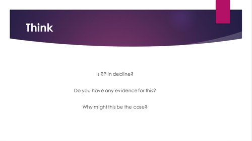 Language and Region AQA English Language: The Decline of RP