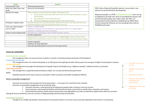 Battle for the Biosphere- Geography GCSE