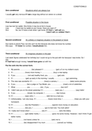 Conditionals forms