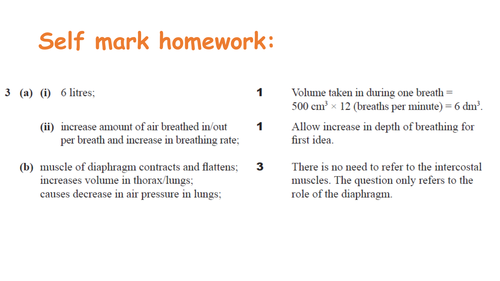 NEW AQA AS Biology 6.8 Exchange of gases in the lungs