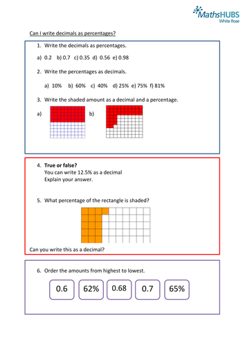 problem solving with fractions decimals and percentages