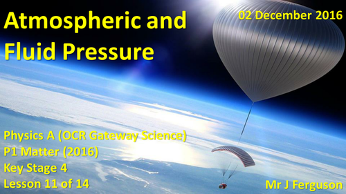P1 L11 Atmospheric and Fluid Pressure