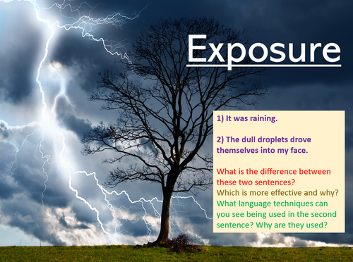 Exposure Teaching Resources Exposure Teaching Resources
