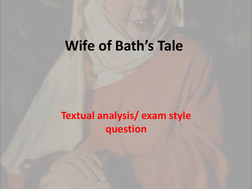 the wife of bath's tale feminism essay