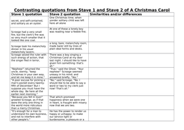 Stave 2  A Christmas Carol  various resources  Teaching Resources