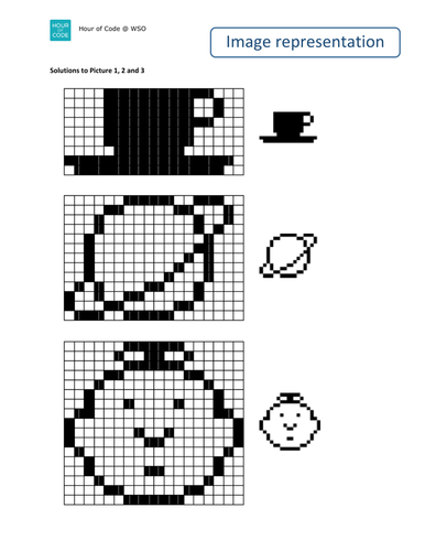 computing computer science worksheets hour of code binary