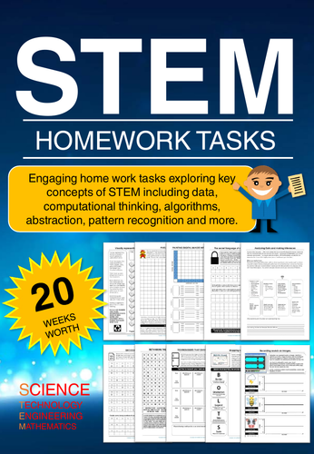 stem students homework assignment for short