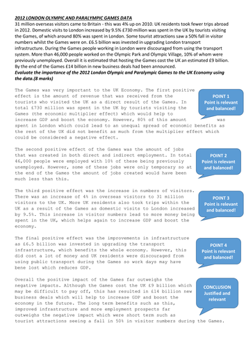 L2 BTEC Travel Unit 1 (Exam) - Importance of Travel and Tourism to the ...