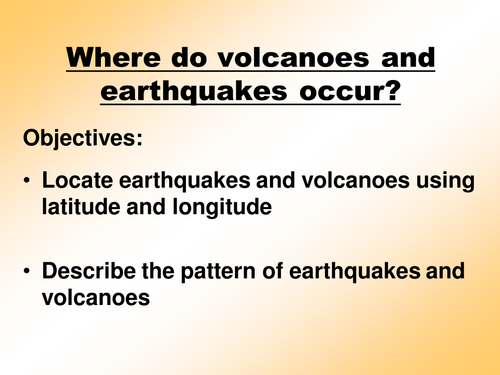 KS3 Volcanoes and Earthquakes SOW | Teaching Resources