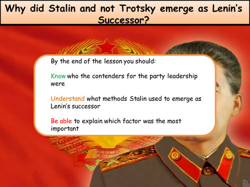 NEW GCSE AQA - Russia - STALIN covering 1924-1945