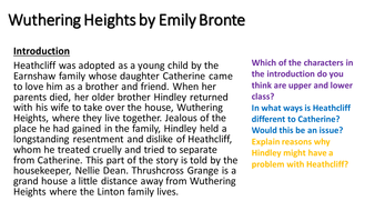 wuthering heights essay questions