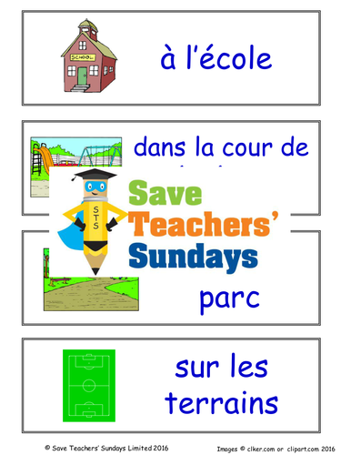 French Sports - Days and Venues Lesson Plan, PowerPoint (with audio) & Flashcards