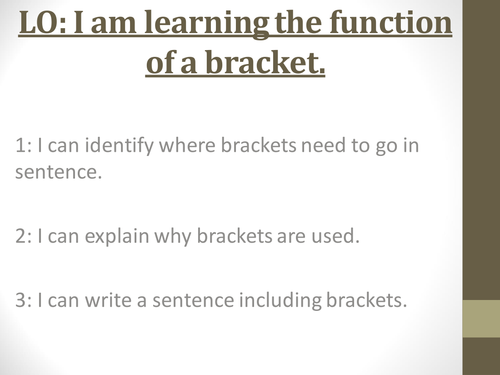 SPAG - BRACKETS