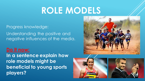 AQA GCSE PE - 12.5 - Role Models