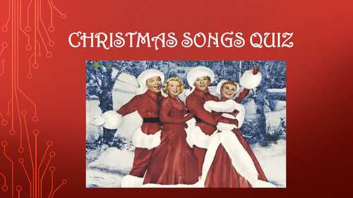 Christmas Songs Trivia Quizzes PPT - 2 | Teaching Resources