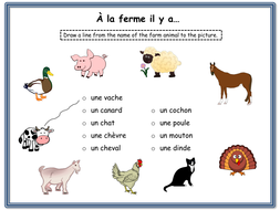 french farm animals lesson and resources ks12 teaching