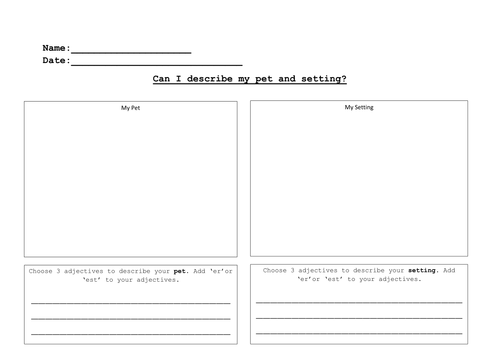 er and est suffixes using Mog and the VET