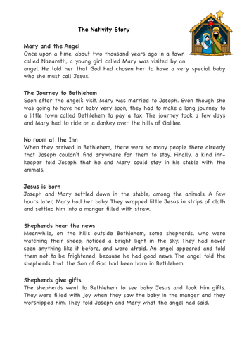 Nativity Story | Teaching Resources