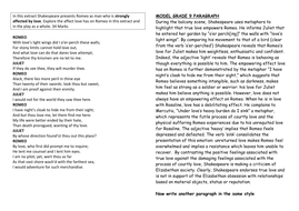 Romeo and juliet essay example image