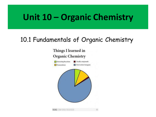 Organic Chemistry - Fundamentals and Functional Groups