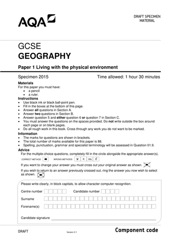 L7 - Tropical rainforest assessment lesson - (Living World) - [AQA GCSE Geography new spec]