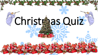 Christmas Quiz with multiple rounds, including an EMOJI FILM round, an ...