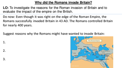 *Full Lesson* The Roman Empire: Roman invasion of Britain