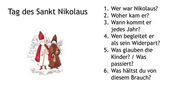 Sankt Nikolaus Und Krampus Teaching Resources