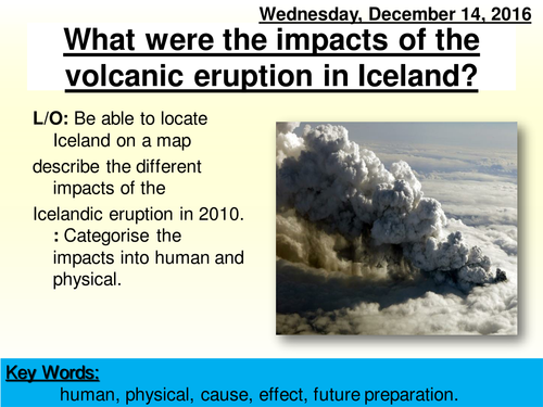 iceland volcano case study a level