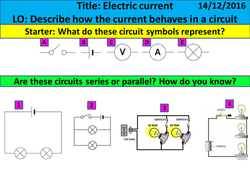 NEW SPEC AQA Physics Chapter 2 - Electricity - L3: Electric Current