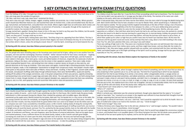 Stave 3 Christmas Carol: Five key extracts with 5 exam questions ...