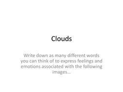 Cloud font picture