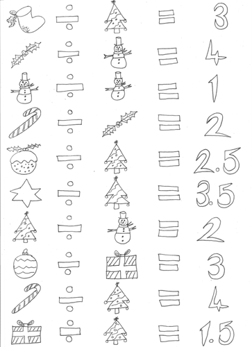 Christmas Maths: Division and Codes
