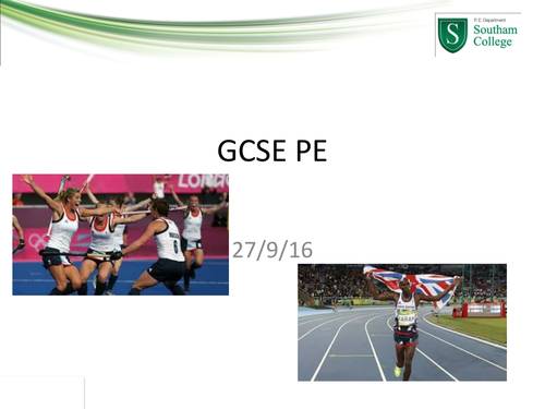 Edexcel GCSE PE 2016 9-1 Muscle Types and Physical Activity