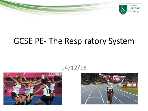 Edexcel GCSE PE 2016 9-1 The Respiratory System