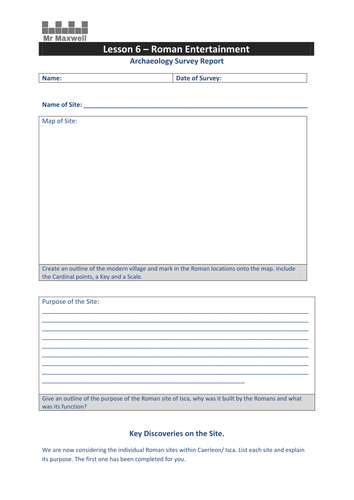 Lesson 7: Roman Town Planning