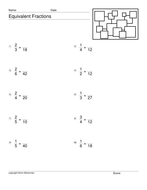 Equivalent Fractions 100 Worksheets with Answers Maths | Teaching Resources