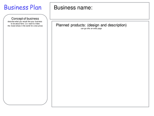 Simple business plan