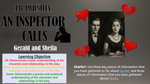 An Inspector Calls: Gerald and Sheila