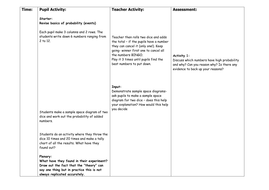 Probability (equal outcomes and theoretical probability) | Teaching ...